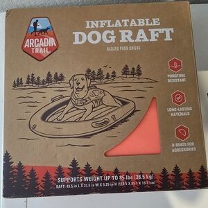 Arcadia Trail Inflatable Dog Raft - Orange